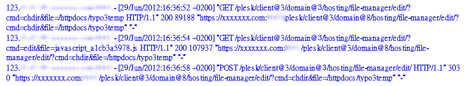 Log sample