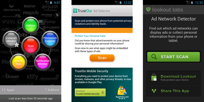 Fig 4. Ad / Add-on Detector for Android Fig 4. Ad / Add-on Detector for Android