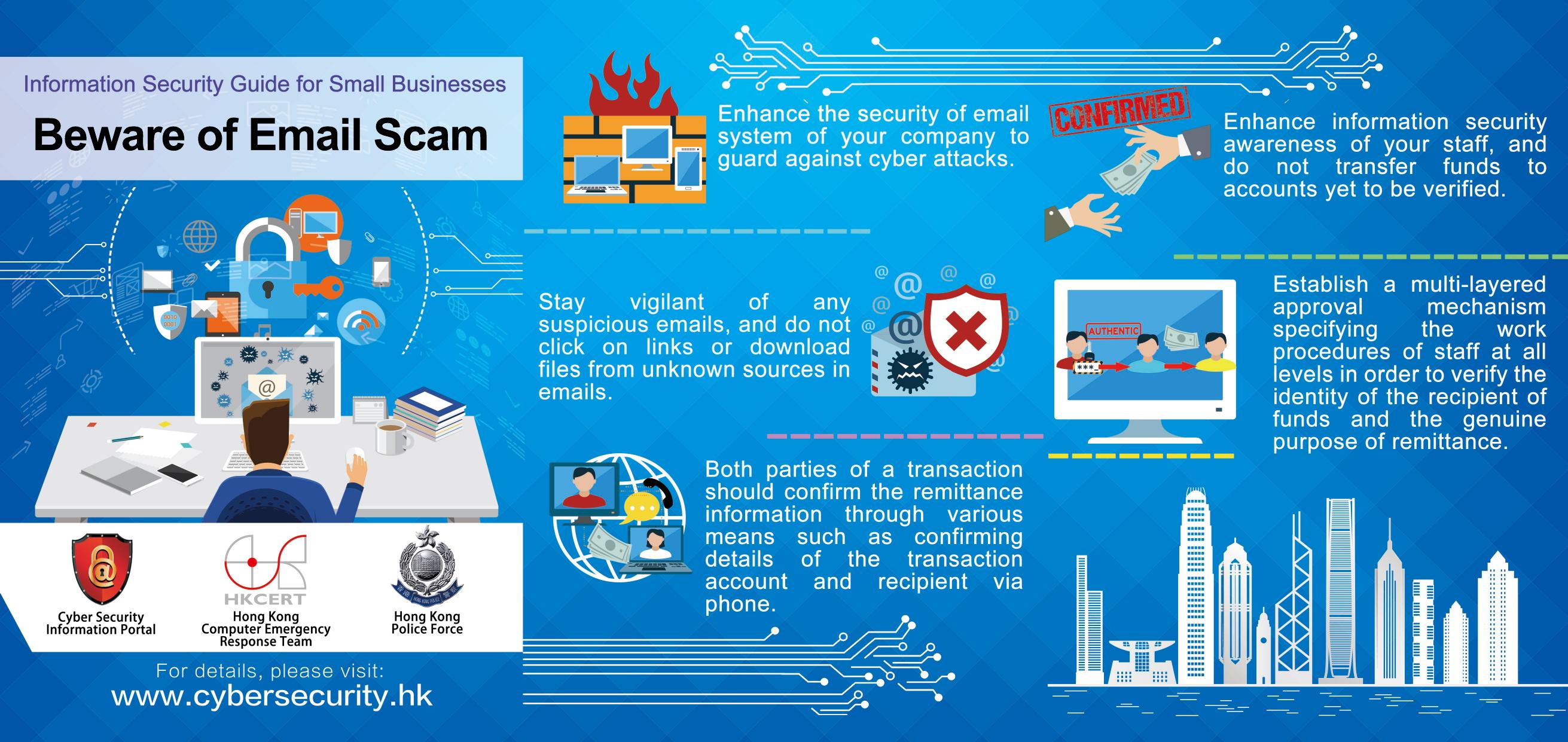 Beware of Email Scam Leaflet